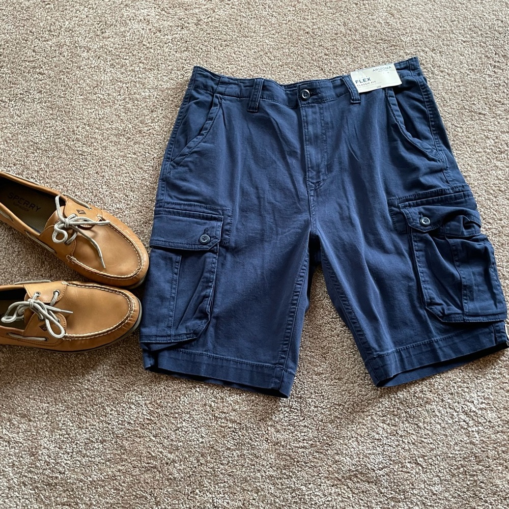 New men’s Arizona cargo navy blue Cargo shorts